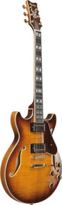 Ibanez AM153FM-ATT Artstar Semi-Hollow Electric Guitar in Antique Tobacco Burst - Image 2