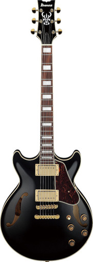 Ibanez AM73G-BK Artcore Semi-Hollow Electric Guitar in Black - Image 3