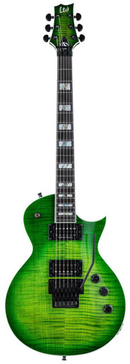 ESP LTD Alex Skolnick AS-1FR Electric Guitar in Lime Burst - Image 3