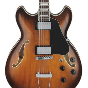 Ibanez AS7328-TBC Artcore Baritone Semi-Hollow Electric Guitar in Tobacco Brown