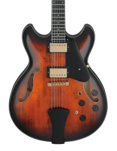 Ibanez ASH300-TBC Artstar Semi-Hollow Electric Guitar in Tobacco Brown - Image 1