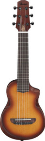 Ibanez AUP10N Advanced Electro Acoustic Ukulele in Open Pore Light Brown Sunburst - Image 2