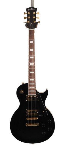 B Stock : Eastcoast L1 Electric Guitar in Black Rosewood Fretboard and Gold Hardware 022 - Image 3