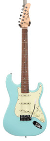 B Stock : Eastcoast ST1 Electric Guitar in Daphne Blue Rosewood Fretboard Mint Guard 006 - Image 2