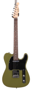 B Stock : Eastcoast T1 Electric Guitar in Drab Olive Green Black Guard 004 - Image 2