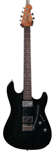 B Stock : Sterling by Music Man Sable Electric Guitar in Deep Blue Burst 001 - Image 3