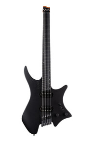Strandberg Boden Metal NX 6 Electric Guitar in Black Granite, Roasted Maple Neck - Image 2