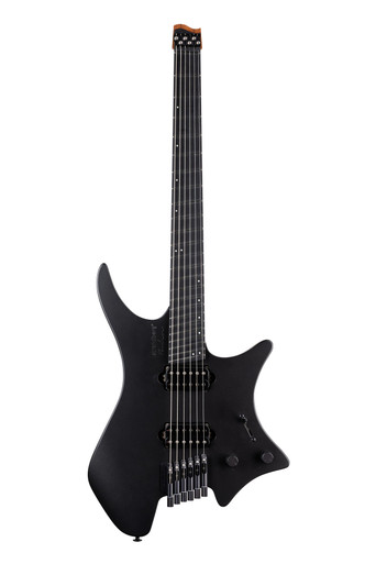 Strandberg Boden Metal NX 6 Electric Guitar in Black Granite, Roasted Maple Neck - Image 3