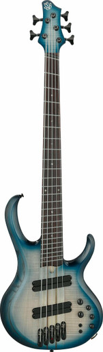Ibanez BTB705LM-CTL 5-String Bass Guitar in Cosmic Blue Starburst - Image 3