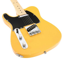 EastCoast T1 Left Handed Electric Guitar Starter Pack in Butterscotch with 10W Amp & Accessories - Image 2