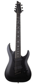 Schecter C-7 SLS Elite Multi-Scale Evil Twin Electric Guitar in Satin Black - Image 2