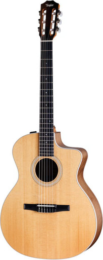 Taylor 214ce-N Grand Auditorium Cutaway Electro Acoustic Classical Guitar in Natural - Image 3