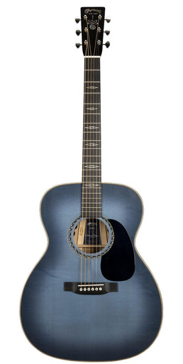 Martin Limited Edition CEO-11 Electro Acoustic Guitar in New Horizons Blue Burst - Image 3