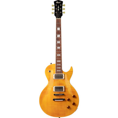 Cort CR250 Classic Rock Series Electric Guitar in Antique Amber - Image 3