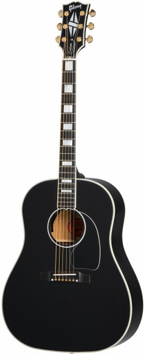 Gibson Custom Shop J-45 Custom Electro Acoustic Guitar in Ebony - Image 3