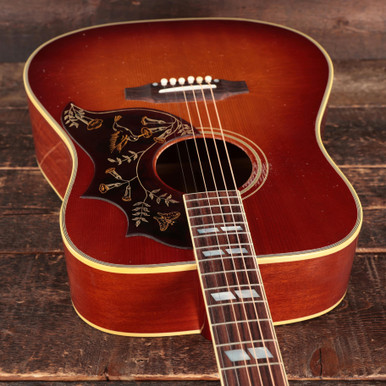 Gibson Custom Shop Murphy Lab 1960 Hummingbird Light Aged Acoustic Guitar in Heritage Cherry Sunburst - Image 3