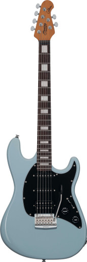 Sterling By Music Man Cutlass CT50 HSS RN Aqua Grey Electric Guitar - Image 3