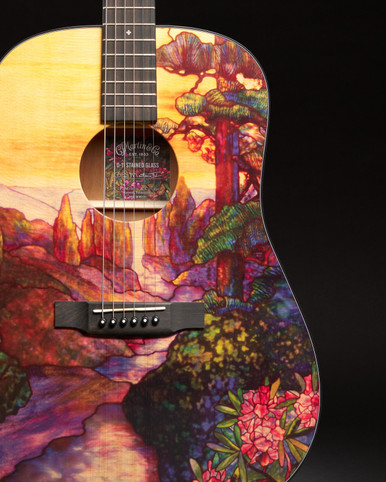 Martin D-11 Stained Glass Acoustic Guitar - Image 3