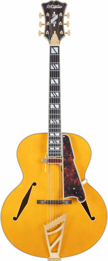 D'Angelico Excel Style B Hollow Body Electric Guitar in Amber - Image 3