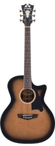 D'Angelico Premier Gramercy Grand Auditorium CE Acoustic Guitar in Aged Burst - Image 2
