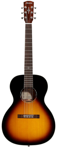 Alvarez Artist DELTA00 Blues Electro Acoustic in Tobacco Sunburst - Image 3