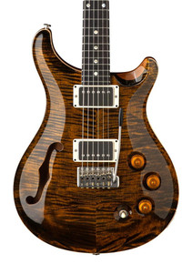 PRS DGT Semi-Hollow David Grissom Signature Electric Guitar in Tiger Eye with Moon Inlays (61937) - Image 3