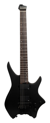 HILS NEXT HN5 Headless Electric Guitar in Satin Black - Image 3