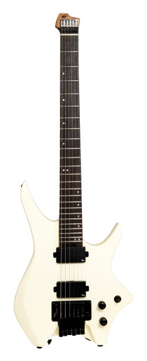 HILS NEXT HN5 Headless Electric Guitar in Satin Ivory - Image 3