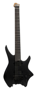 HILS NEXT HN7 Electric Guitar in Satin Galaxy Black with Tremolo - Image 2