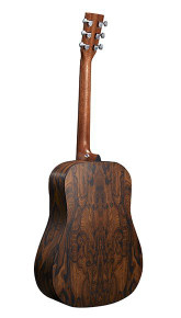 Martin X-Series Remastered D-X2E Acoustic Guitar in Ziricote Burst Ziricote HPL B&S - Image 2