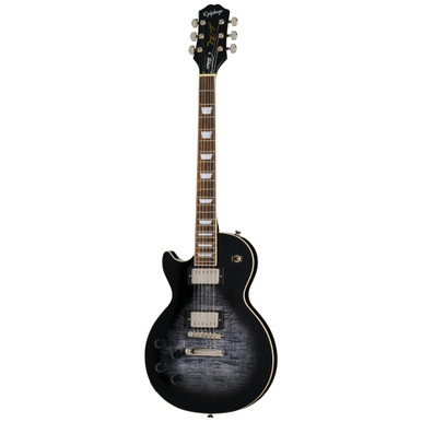 Epiphone Les Paul Tribute Plus Left Handed Electric Guitar in Transparent Ebony Burst - Image 3