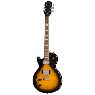 Epiphone Les Paul Tribute Plus Left Handed Electric Guitar in Vintage Sunburst - Image 3