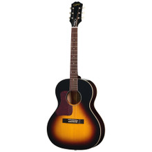 Epiphone Inspired by Gibson Blues King Studio Left Handed Electro Acoustic Guitar in Dark Burst - Image 2