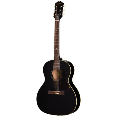 Epiphone Inspired by Gibson Blues King Studio Electro Acoustic Guitar in Ebony - Image 3