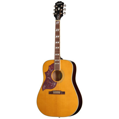 Epiphone Inspired by Gibson Hummingbird Studio Left Handed Electro Acoustic Guitar in Natural - Image 3