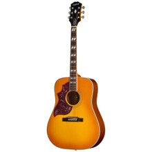 Epiphone Inspired by Gibson Hummingbird Studio Left Handed Electro Acoustic Guitar in Heritage Cherry Sunburst - Image 2