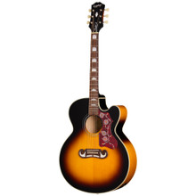 Epiphone Inspired by Gibson J-200 Studio EC Electro Acoustic Guitar in Vintage Sunburst - Image 2