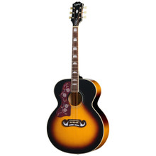 Epiphone Inspired by Gibson J-200 Studio Left Handed Electro Acoustic Guitar in Vintage Sunburst - Image 2