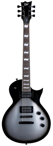 ESP LTD EC-256 Electric Guitar in Silver Sunburst Teardrop - Image 3