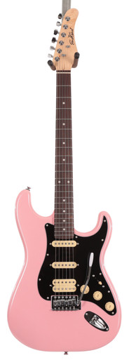 EastCoast ST2 HSS Electric Guitar in Bubblegum Metallic - Image 3
