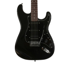 EastCoast ST2 Electric Guitar Starter Pack in Black Metallic with Bounce 15W Amp & Accessories - Image 2