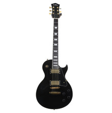 EastCoast L1 Electric Guitar Starter Pack in Black with Headphone Amp & Accessories - Image 2