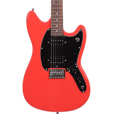 EastCoast MS1 Short Scale Electric Guitar Starter Pack in Fiesta Red with 10W Amp & Accessories - Image 3