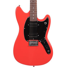 EastCoast MS1 Short Scale Electric Guitar Starter Pack in Fiesta Red with 15W Amp & Accessories - Image 2