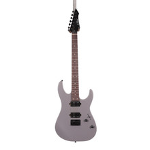 EastCoast MT1 Electric Guitar in Satin Stone Grey with Rosewood Fretboard - Image 2