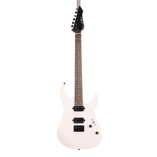 EastCoast MT1 Electric Guitar in Satin White with Rosewood Fretboard - Image 3
