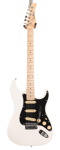 EastCoast ST1 Electric Guitar Starter Pack in Pearl White with 15W Amp & Accessories - Image 3