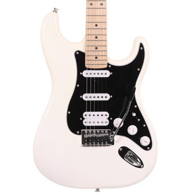 EastCoast ST2 HSS Electric Guitar in Pearl White with Maple Neck