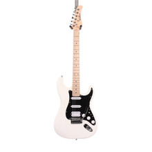 EastCoast ST2 HSS Electric Guitar in Pearl White with Maple Neck - Image 2