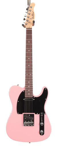 Eastcoast T1 Electric Guitar In Bubblegum Metallic With Rosewood Fretboard - Image 3